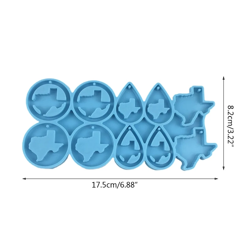 R58E Earrings Epoxy Resin Mold Ear Studs Dangle Casting Silicone Mould DIY Crafts Jewelry Pendants Casting Tool
R58E Earrings Epoxy Resin Mold Ear Studs Dangle Casting Silicone Mould DIY Crafts Jewelry Pendants Casting Tool