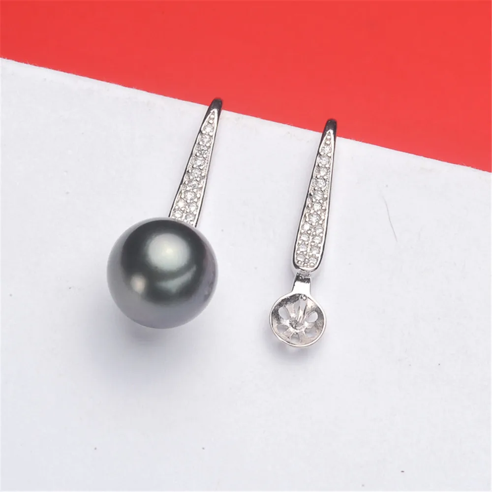 Real Solid 925 Sterling Silver Pearl Stud Earrings Accessories Findings DIY Jewelry Ear Hook Blank Empty Support
Real Solid 925 Sterling Silver Pearl Stud Earrings Accessories Findings DIY Jewelry Ear Hook Blank Empty Support