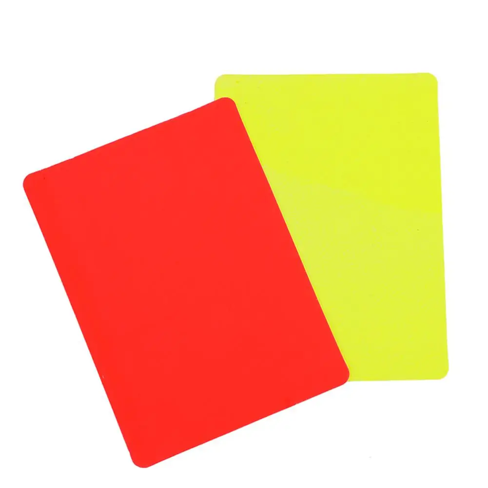 Hot Sale Red Card Wear-resistant PVC Soccer Referee Red Yellow Cards Football Match Training Referee Tool 8x11cm
Hot Sale Red Card Wear-resistant PVC Soccer Referee Red Yellow Cards Football Match Training Referee Tool 8x11cm