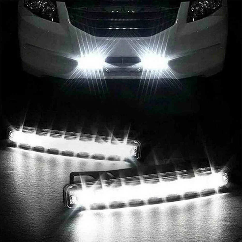 2* Car Daytime Running Light Wind Power 8-LED Fog Lamp DRL Driving Day Lights Energy Saving Signal Lamp
2* Car Daytime Running Light Wind Power 8-LED Fog Lamp DRL Driving Day Lights Energy Saving Signal Lamp
