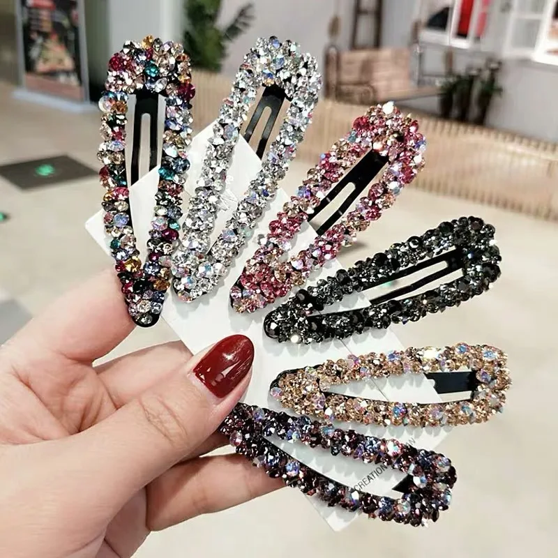 New Popular Shiny Rhinestone Elegant BB Hair Clips Hairpin Women Girls Crystal Barrettes Accessories Hairclip Hairgrip Headdress 
New Popular Shiny Rhinestone Elegant BB Hair Clips Hairpin Women Girls Crystal Barrettes Accessories Hairclip Hairgrip Headdress