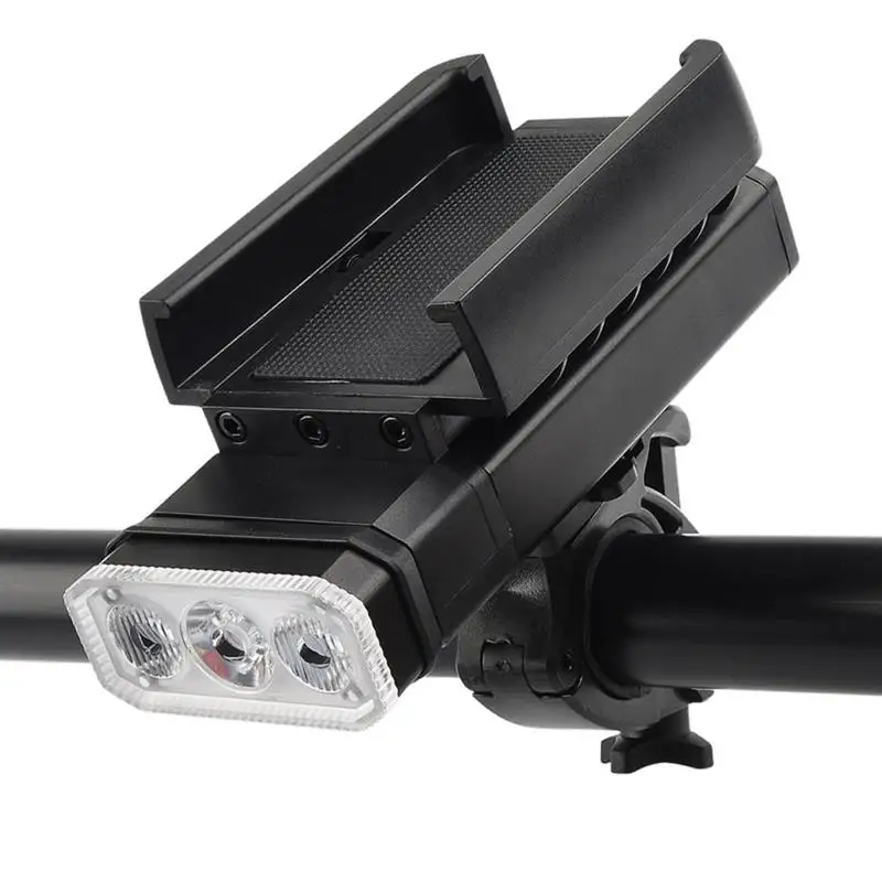 Multifunction Bike Light With Phone Holder Bicycle Front Lamp USB Rechargeable Highlight 3600mAh Power Bank Cycling Flashlight
Multifunction Bike Light With Phone Holder Bicycle Front Lamp USB Rechargeable Highlight 3600mAh Power Bank Cycling Flashlight