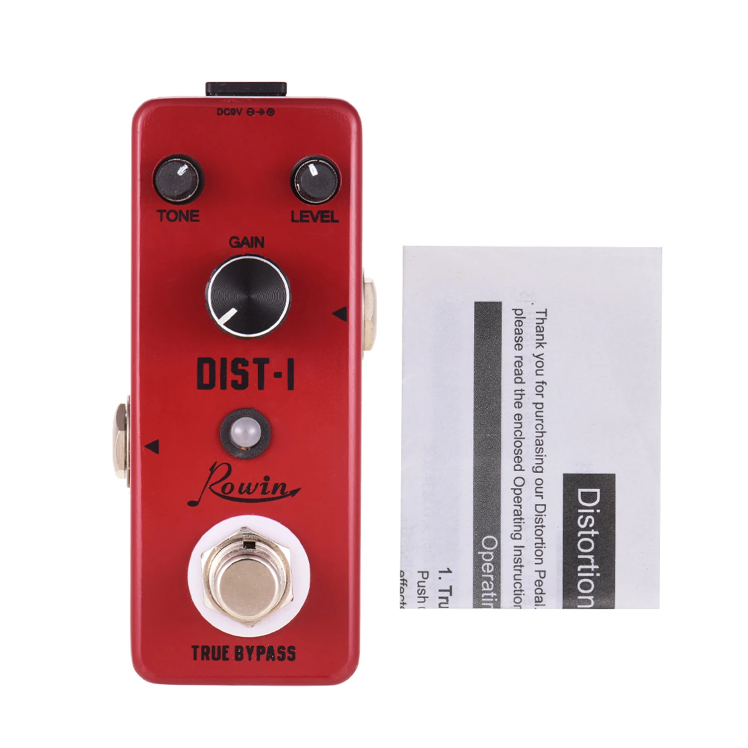 Guitar DIST-I British Distortion Guitar Effect Pedal Aluminum Alloy Shell True Bypass Accessories
Guitar DIST-I British Distortion Guitar Effect Pedal Aluminum Alloy Shell True Bypass Accessories