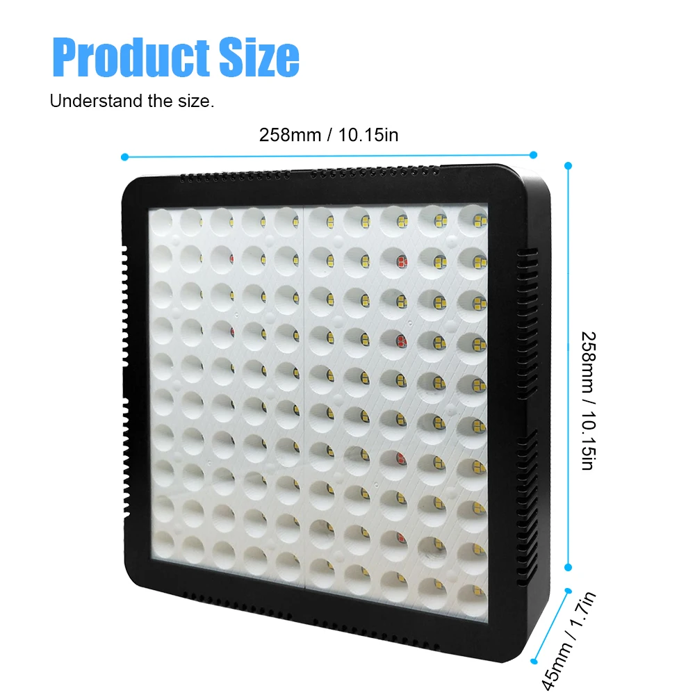 300W LED Grow Light Full Spectrum 3000K Sunlight Plants PhytoLamp Indoor Tent Greenhouse Veg Plant Growth Lighting Growing Lamp | Лампы и