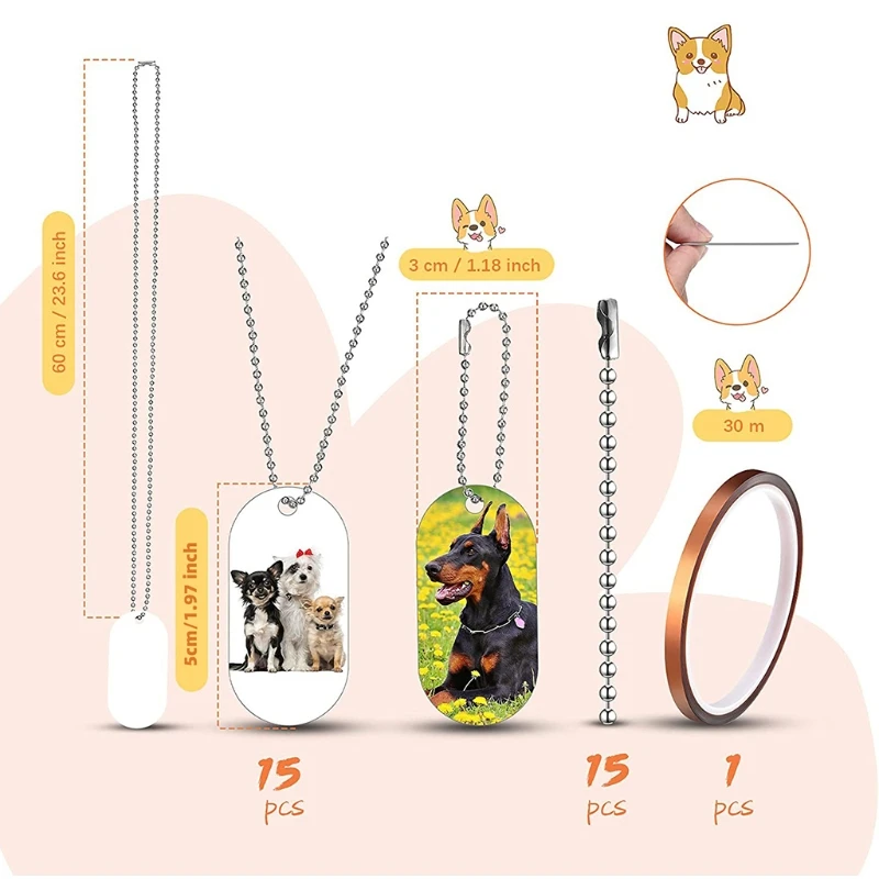 31 шт. белая сублимационная штамповочная бирка для домашних животных Подвеска штамповочные металлические бирки для собаки брелок бирка подвеска
31 шт. белая сублимационная штамповочная бирка для домашних животных Подвеска штамповочные металлические бирки для собаки брелок бирка подвеска