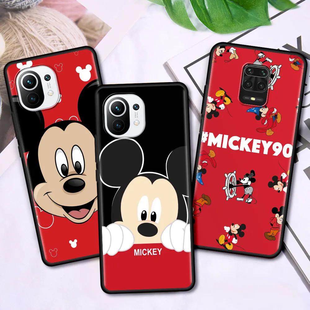 Cute Mickey Mouse Cartoon Capa For Xiaomi Redmi Note 9S 9 8 10 Pro K40 7 9A Case Black Soft Housing Disney Back Funda
Cute Mickey Mouse Cartoon Capa For Xiaomi Redmi Note 9S 9 8 10 Pro K40 7 9A Case Black Soft Housing Disney Back Funda