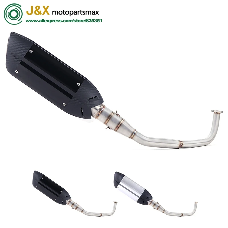 SH125 Motorcycle Exhaust Slip-On Full System Modified Front Middle Link Pipe Muffler With Stciker For Honda SH150 SH150I sh125i
SH125 Motorcycle Exhaust Slip-On Full System Modified Front Middle Link Pipe Muffler With Stciker For Honda SH150 SH150I sh125i