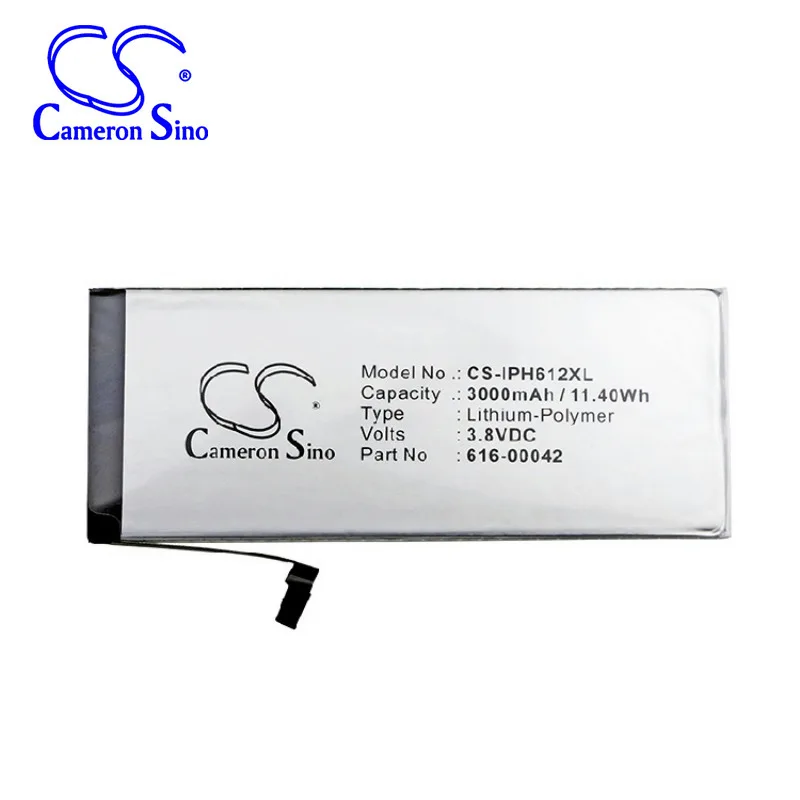 CameronSino for iPhone 6s Plus A1634 A1687 A1690 A1699 616-00042 battery
CameronSino for iPhone 6s Plus A1634 A1687 A1690 A1699 616-00042 battery