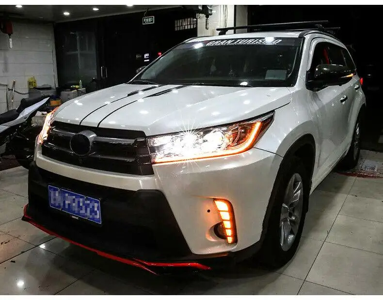 Three Functions Car LED Daytime Running Lights fog lamp For Toyota Highlander 2018
Three Functions Car LED Daytime Running Lights fog lamp For Toyota Highlander 2018