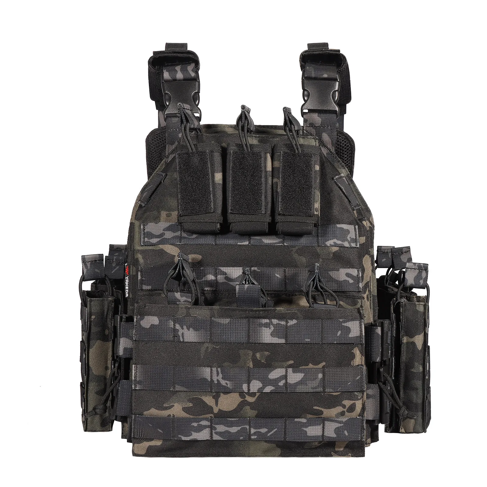 YAKEDA Tactical Vest Outdoor Vest Army Fans Outdoor Vest Expand Training Field Equipment - MCBK Upgraded Quick Release Version
YAKEDA Tactical Vest Outdoor Vest Army Fans Outdoor Vest Expand Training Field Equipment - MCBK Upgraded Quick Release Version