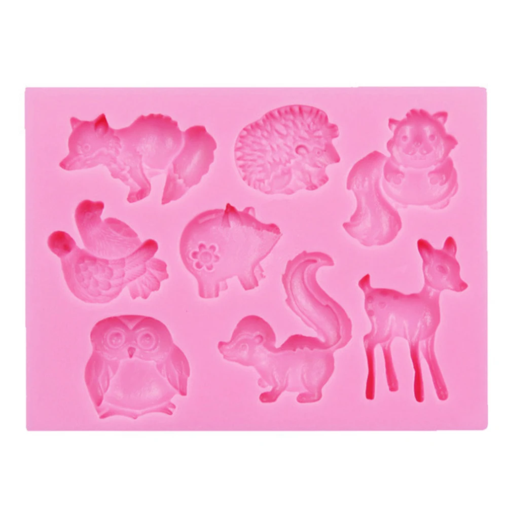DIY Three Dimensional Cute Animal Series Silicone Mold Cake Decoration Candy Cake Chocolate Candy Clay Mold
DIY Three Dimensional Cute Animal Series Silicone Mold Cake Decoration Candy Cake Chocolate Candy Clay Mold
