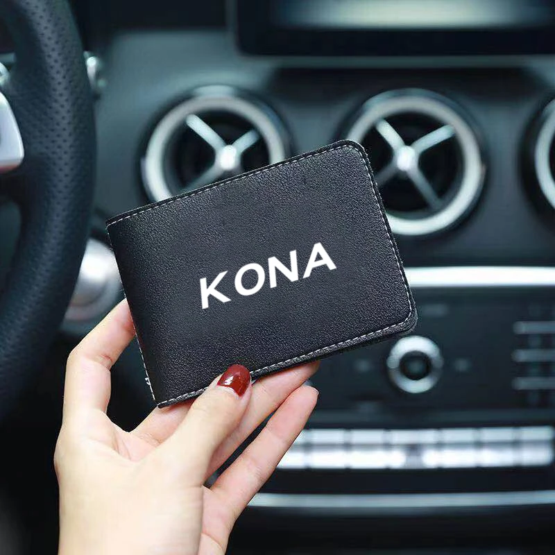 Car Styling Auto Bag Card Package Driver License stickers Genuine Leather wallet Soft PU Leather For Hyundai KONA
Car Styling Auto Bag Card Package Driver License stickers Genuine Leather wallet Soft PU Leather For Hyundai KONA