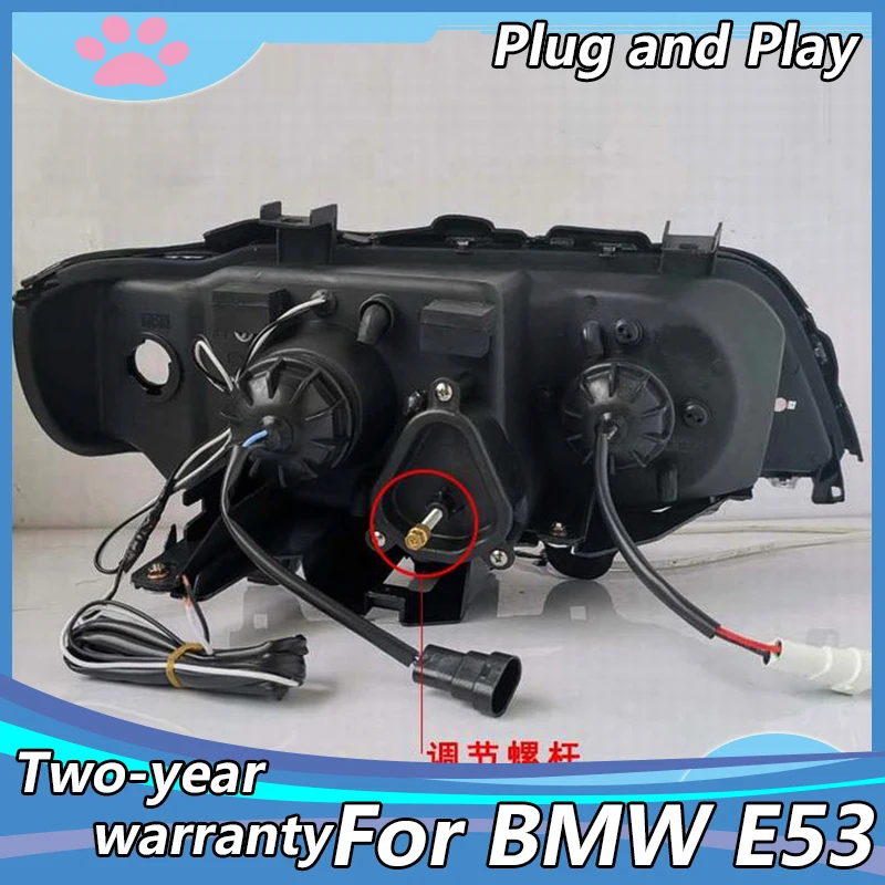 Car styling 2Pcs headlight assembly for BMW X5 E53 1998-2003 year 3.0i 4.4i 4.6is 4.8is With HID KIT led kit
Car styling 2Pcs headlight assembly for BMW X5 E53 1998-2003 year 3.0i 4.4i 4.6is 4.8is With HID KIT led kit