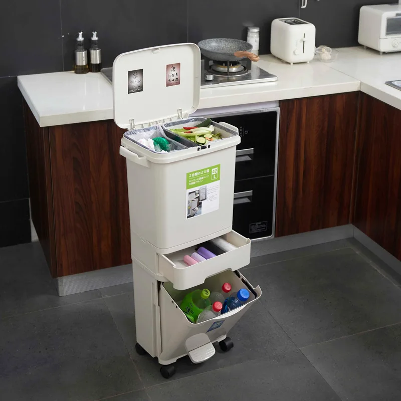 Nordic Large Trash Bin For Recycling Bins Plastic Rectangle Modern Trash Can Kitchen Storage Cocina Garbage Sorting BD50WB
Nordic Large Trash Bin For Recycling Bins Plastic Rectangle Modern Trash Can Kitchen Storage Cocina Garbage Sorting BD50WB
