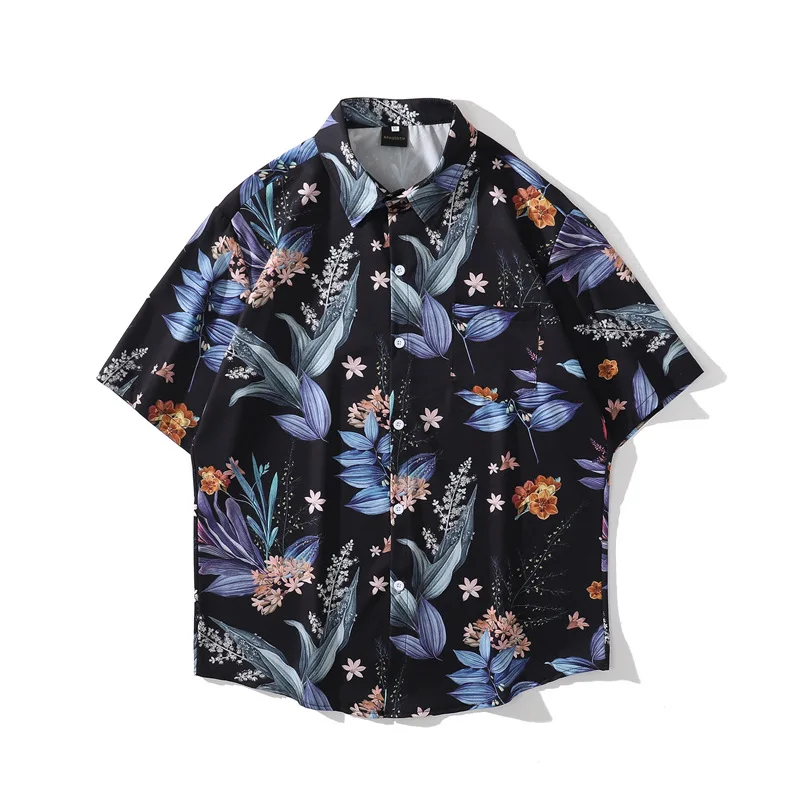 Japanese Retro Floral Full Print Short-sleeved Shirt Male Street Hip-hop Loose Casual Hawaiian Couple Shirts for Men and Women
Japanese Retro Floral Full Print Short-sleeved Shirt Male Street Hip-hop Loose Casual Hawaiian Couple Shirts for Men and Women