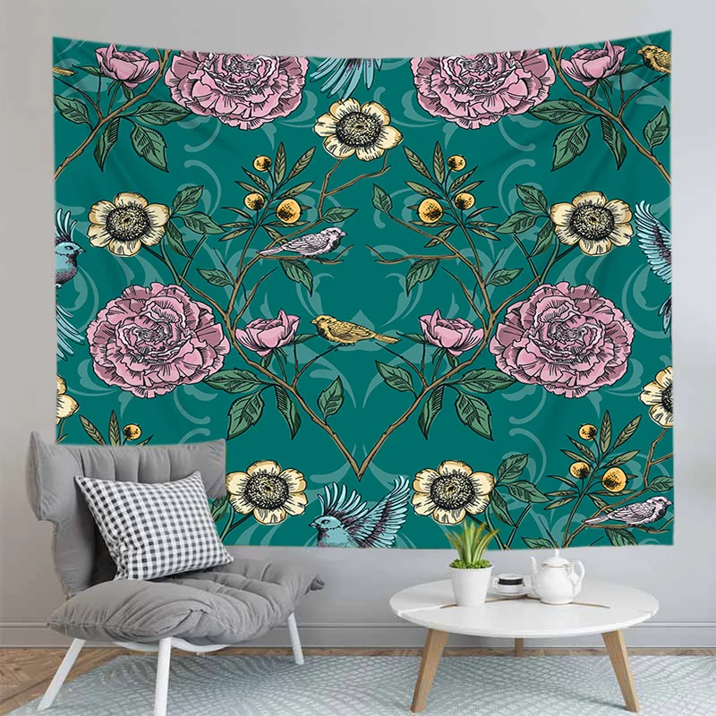 Home Decoration Flowers and Leaves Blanket Tapestry Wall Hanging Tapestries Boho Bedspread
Home Decoration Flowers and Leaves Blanket Tapestry Wall Hanging Tapestries Boho Bedspread