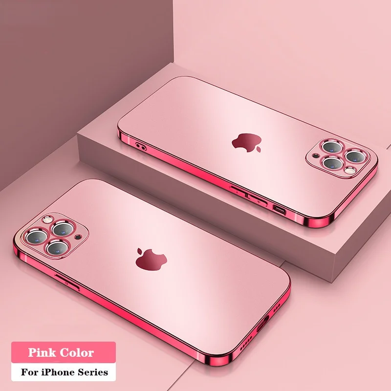 2021 Square Plating Transparent Soft Thin TPU Case For iPhone 12 11 Pro Max Mini XS MAX X XR 7 8 Plus SE2 Clear TPU Cover Coque
2021 Square Plating Transparent Soft Thin TPU Case For iPhone 12 11 Pro Max Mini XS MAX X XR 7 8 Plus SE2 Clear TPU Cover Coque