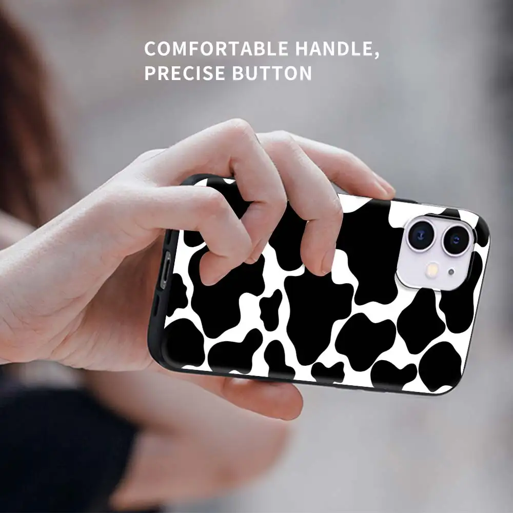 Cow Milk Black White Black Phone Case for Apple iPhone 7 11 12 Pro XR X XS Max 6 6S 8 Plus 5 5S SE Tpu Soft Mobile Case Sac
Cow Milk Black White Black Phone Case for Apple iPhone 7 11 12 Pro XR X XS Max 6 6S 8 Plus 5 5S SE Tpu Soft Mobile Case Sac