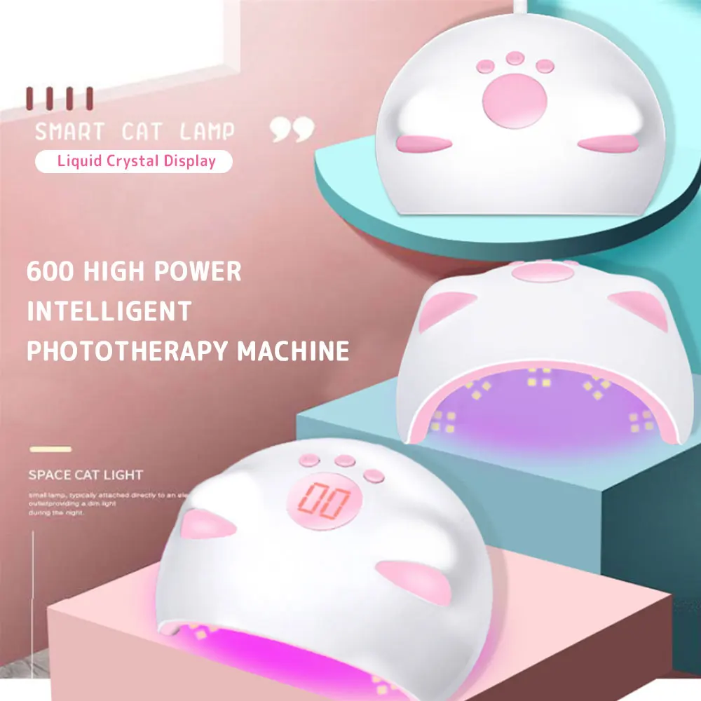 New Kitty 60W Nail Art Lamp Manicure Dryer Compact Electric UV Lamp Polishing Manicure Smart Timed Manicure Tool
New Kitty 60W Nail Art Lamp Manicure Dryer Compact Electric UV Lamp Polishing Manicure Smart Timed Manicure Tool