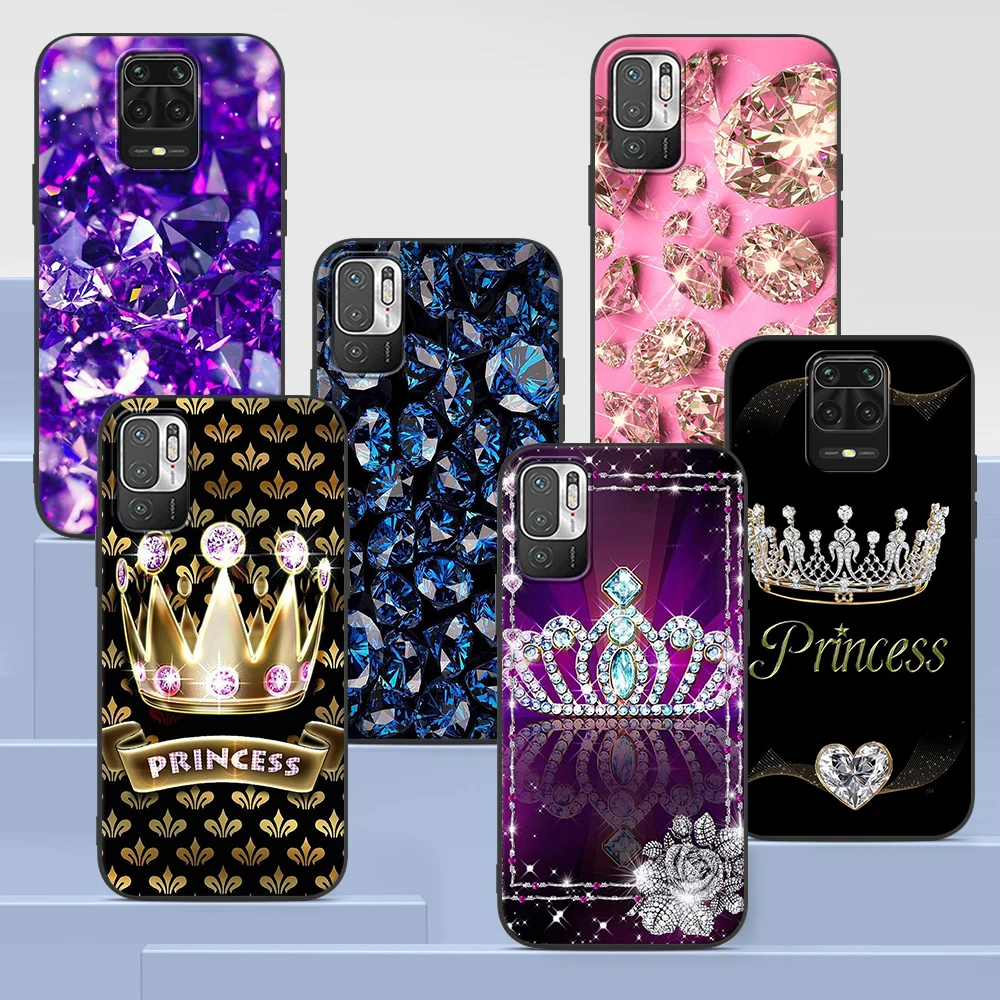 Phone Case For Xiaomi Redmi Note 9S 9 8 10 Pro 9C 7 9A 8T 7A 8A 6A 6 10S K20 Silicone Black Soft Cover Diamond Crown Printing
Phone Case For Xiaomi Redmi Note 9S 9 8 10 Pro 9C 7 9A 8T 7A 8A 6A 6 10S K20 Silicone Black Soft Cover Diamond Crown Printing