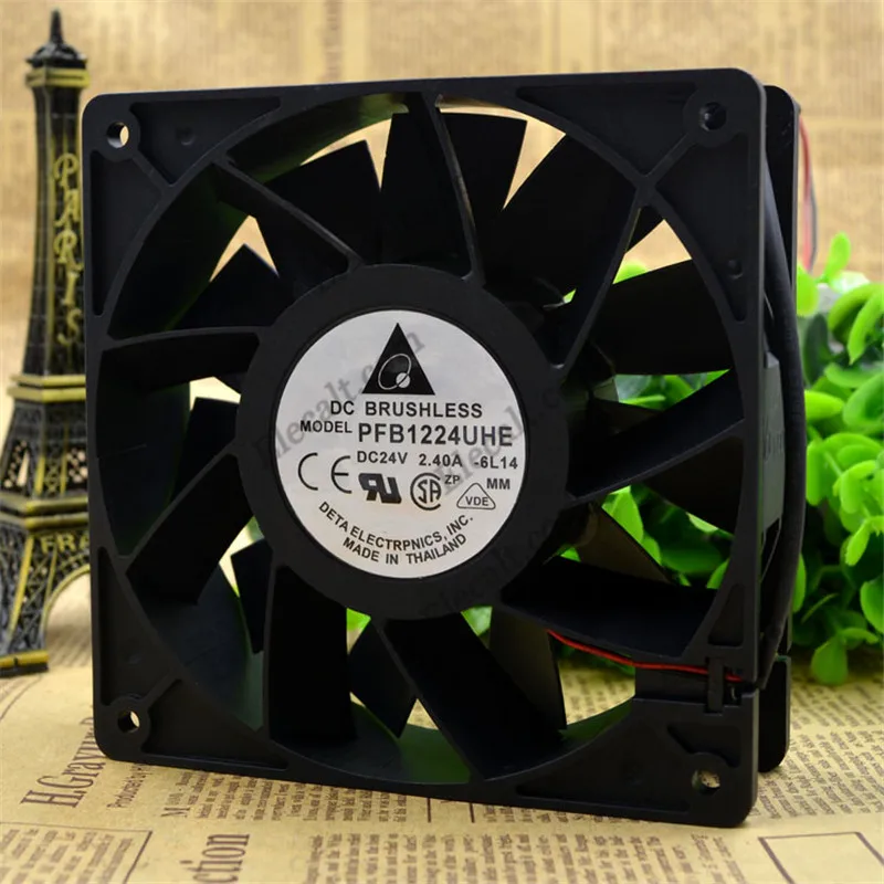 PFB1224UHE новый оригинальный 12038 2pin 24V 2.40A (12 см) Объем ветра инверторный