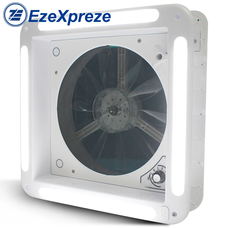 14'' RV Roof Ceiling Vent with LED Light Manual Three Speed 12 Volt Vent Van Fan Smoke Dome rv accessories camper trailer 
14'' RV Roof Ceiling Vent with LED Light Manual Three Speed 12 Volt Vent Van Fan Smoke Dome rv accessories camper trailer