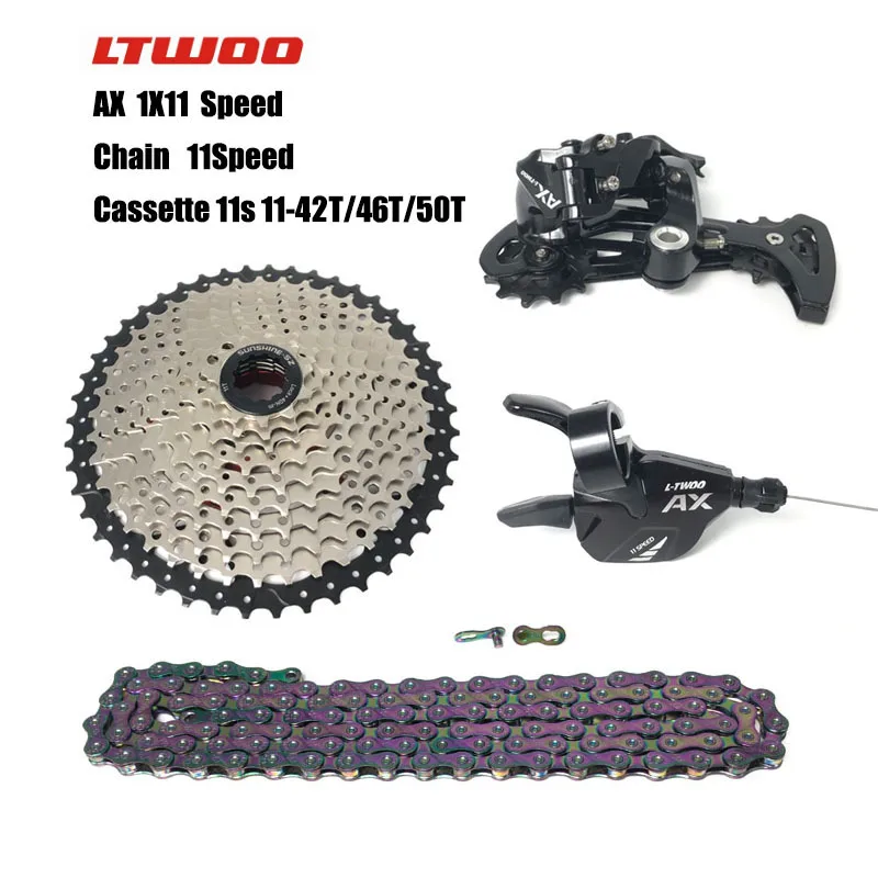 LTWOO AX 11-speed small set mix and match mountain bike folding bike bicycle set colorful chain 1x11-speed small set
LTWOO AX 11-speed small set mix and match mountain bike folding bike bicycle set colorful chain 1x11-speed small set