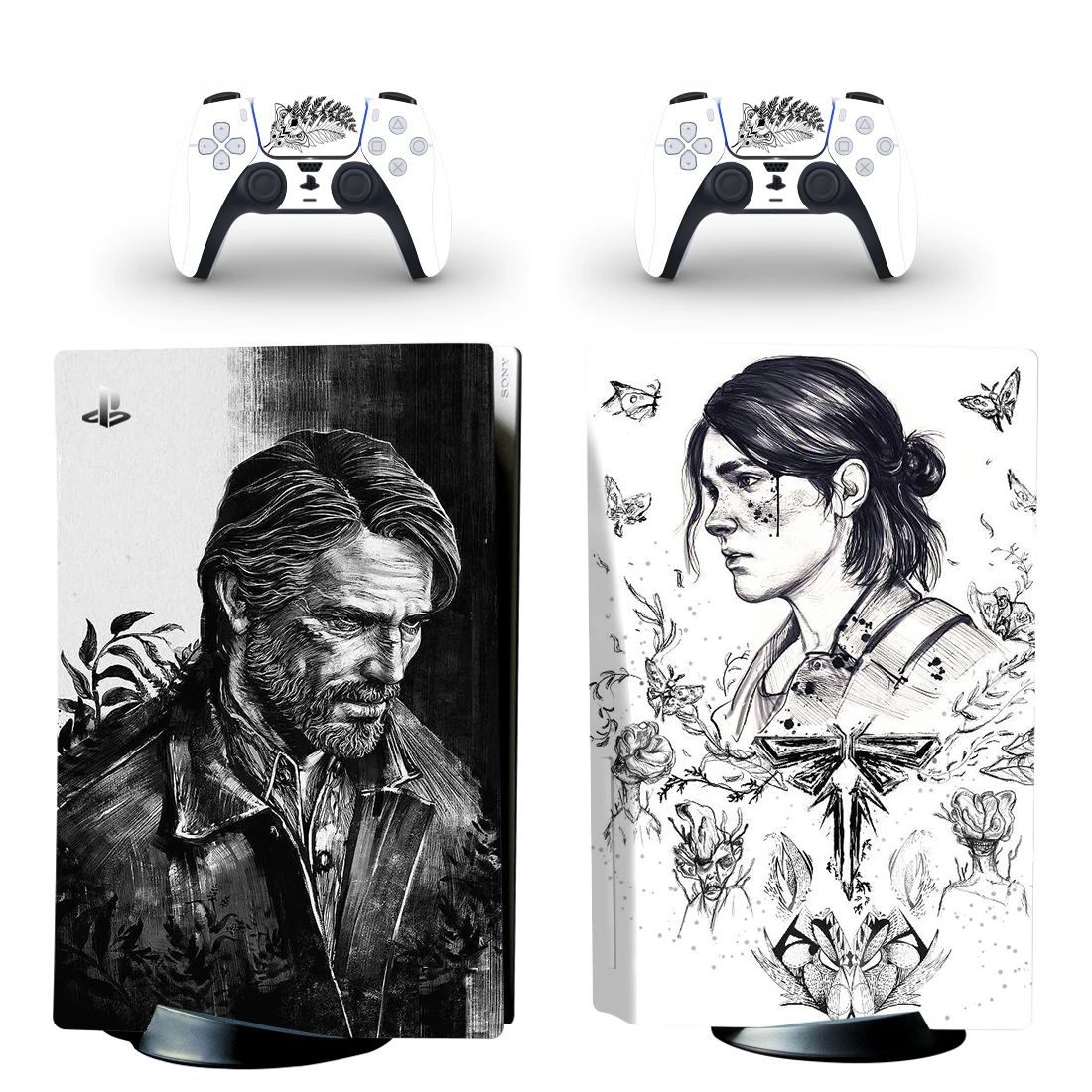 Наклейка The Last of Us Part 2 PS5 Standard Disc Skin наклейка для консоли PlayStation 5 и контроллеров Disk