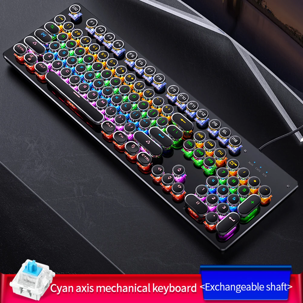 Summoner Real Mechanical Keyboard Axis Changeable Game Green Axis Electronic Competition Punk Wired Computer Peripheral
Summoner Real Mechanical Keyboard Axis Changeable Game Green Axis Electronic Competition Punk Wired Computer Peripheral