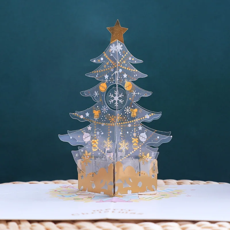 3D Pop Up Card Christmas Tree Greeting Weeding Card Christmas Tree Greetings Holiday Card for Xmas New Year Baby Gifts Card
3D Pop Up Card Christmas Tree Greeting Weeding Card Christmas Tree Greetings Holiday Card for Xmas New Year Baby Gifts Card
