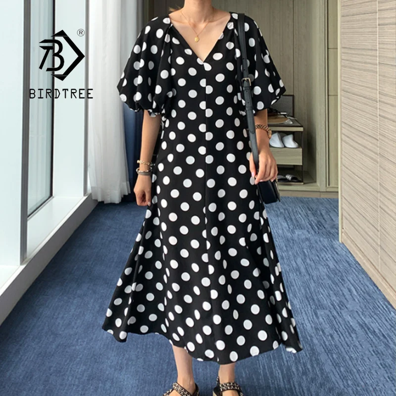 Летнее свободное повседневное женское платье средней длины в горошек размера плюс, винтажное платье с коротким рукавом-фонариком и v-образн...
Летнее свободное повседневное женское платье средней длины в горошек размера плюс, винтажное платье с коротким рукавом-фонариком и v-образн...