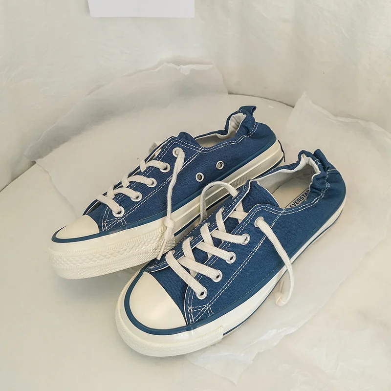 Girls Canvas Shoes Women Gum Shoes Solid Color All Match Basic Style Elastic Band Flat Heel Casual Shoes Sneakers Good Quality
Girls Canvas Shoes Women Gum Shoes Solid Color All Match Basic Style Elastic Band Flat Heel Casual Shoes Sneakers Good Quality