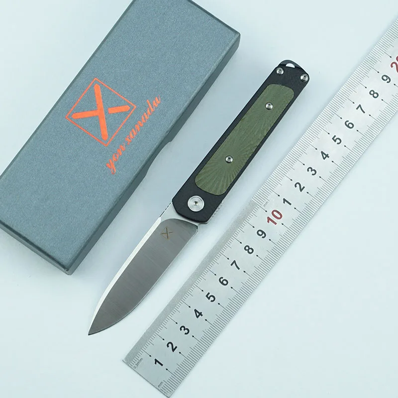 

Новый складной нож YX622 С флиппером и шарикоподшипником, лезвие 14C28N, G10, стальная ручка, походный кухонный нож для фруктов, инструменты для пов...