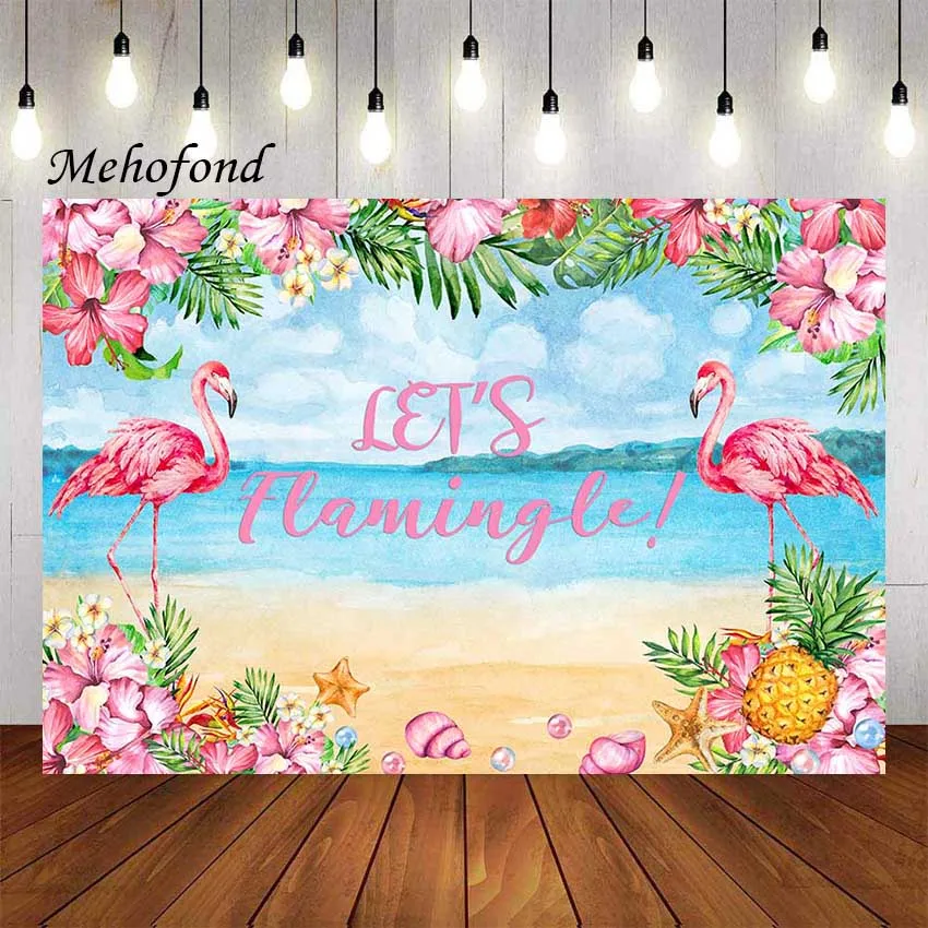 Фон для фотосъемки Mehofond Лето Let's Flamingo Гавайский Фламинго Цветы Пальмовые Листья день рождения фон для фотостудии
Фон для фотосъемки Mehofond Лето Let's Flamingo Гавайский Фламинго Цветы Пальмовые Листья день рождения фон для фотостудии