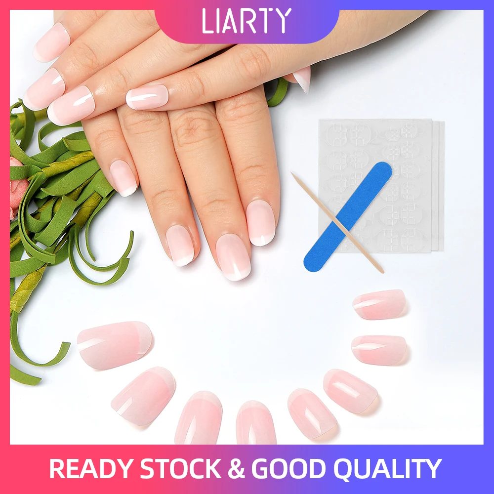 24/96pcs French Pure Color Ballet Matte False Nails Daily Use Nail Art Accessories Full Cover Detachable Wearable Nail Tips
24/96pcs French Pure Color Ballet Matte False Nails Daily Use Nail Art Accessories Full Cover Detachable Wearable Nail Tips
