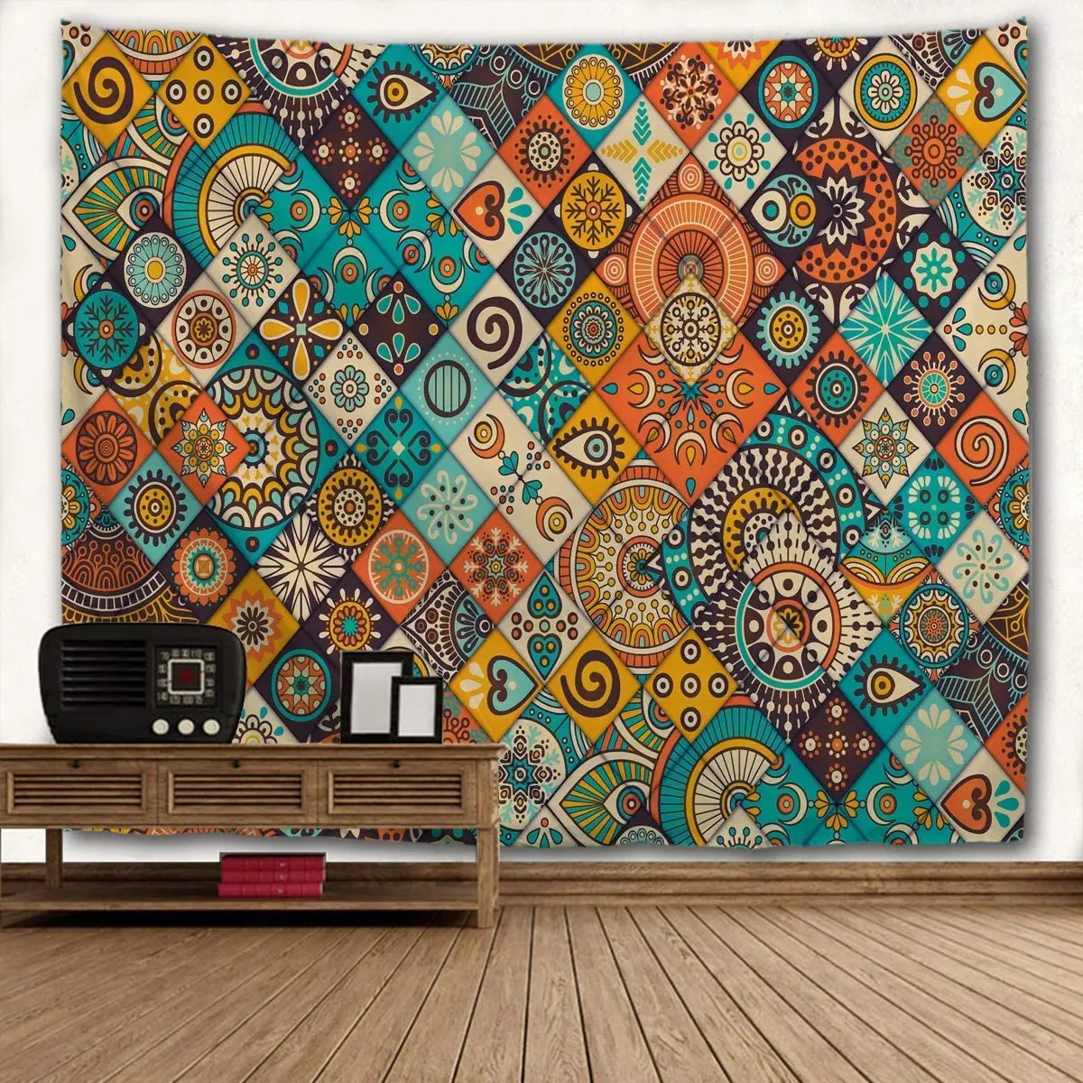 Vintage Marble Mexican Ceramic Tile Medallion Pattern Wall Hanging Art Home Décor
Vintage Marble Mexican Ceramic Tile Medallion Pattern Wall Hanging Art Home Décor