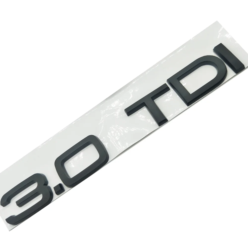 For Audi A4 S4 A5 S5 A6 C6 A7 A8 A6L 3.0TDI Matte black Emblem Car Styling Rear Trunk Letter Number Logo Sticker
For Audi A4 S4 A5 S5 A6 C6 A7 A8 A6L 3.0TDI Matte black Emblem Car Styling Rear Trunk Letter Number Logo Sticker