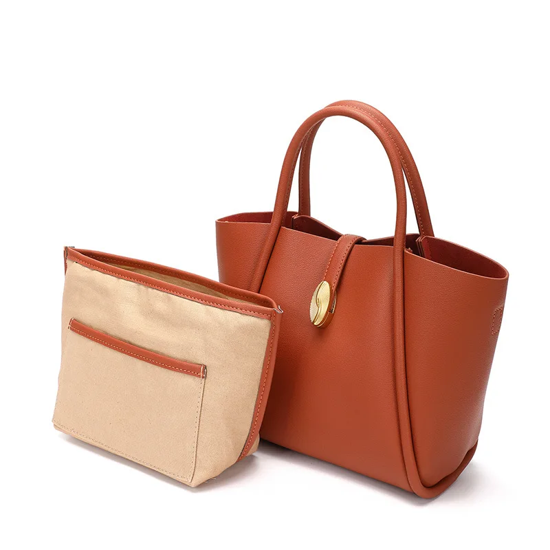 New 2-piece Genuine Luxury Designer Leather Handbag Fashion Ladies Bag Quality Shoulder Bag Women Large Capacity Messenger Bags
New 2-piece Genuine Luxury Designer Leather Handbag Fashion Ladies Bag Quality Shoulder Bag Women Large Capacity Messenger Bags