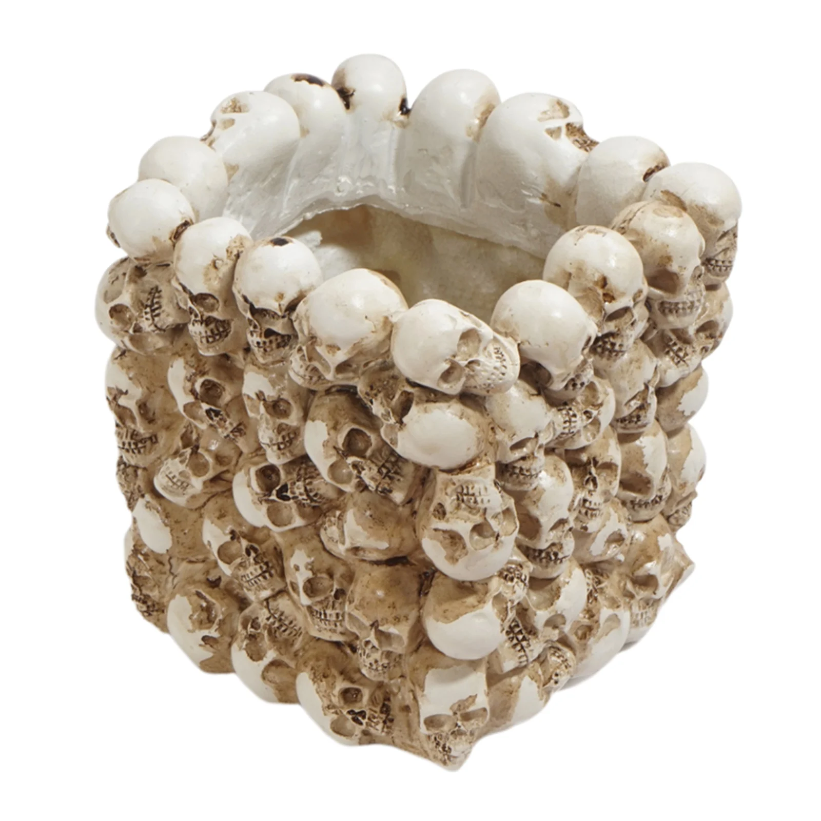 Каучуковая модель человеческого черепа цветочный горшок сияющая тарелка для