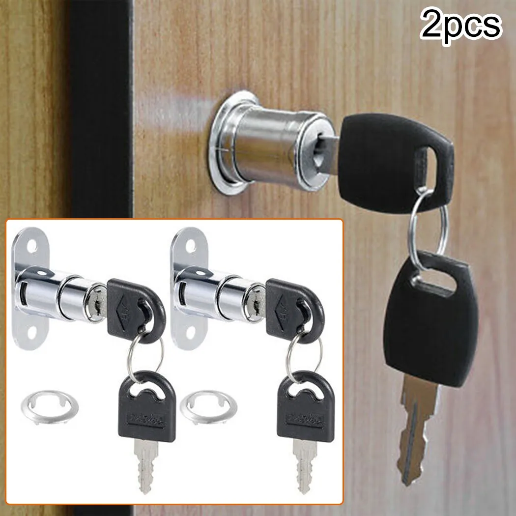 2Sets Cabinet Push Plunger Lock Cylinder Zinc Alloy Keyed Different Furniture Drawer Lock With Key Home Hardware Accessories
2Sets Cabinet Push Plunger Lock Cylinder Zinc Alloy Keyed Different Furniture Drawer Lock With Key Home Hardware Accessories