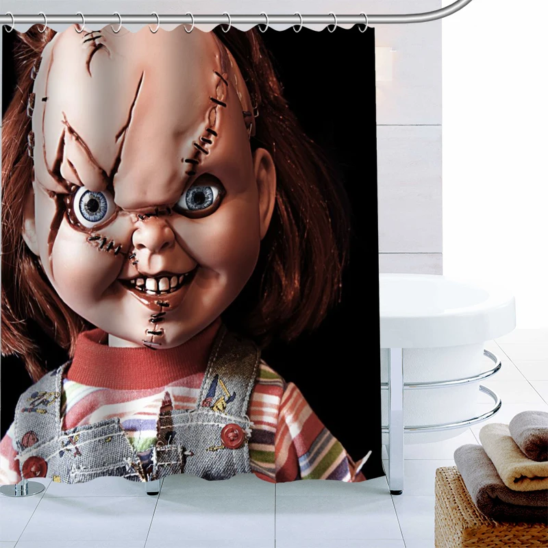 Nice Child's Play Shower Curtain 12 Hook Polyester Fabric 3D Printing Bathroom Curtain Waterproof Bath Curtain Decor
Nice Child's Play Shower Curtain 12 Hook Polyester Fabric 3D Printing Bathroom Curtain Waterproof Bath Curtain Decor