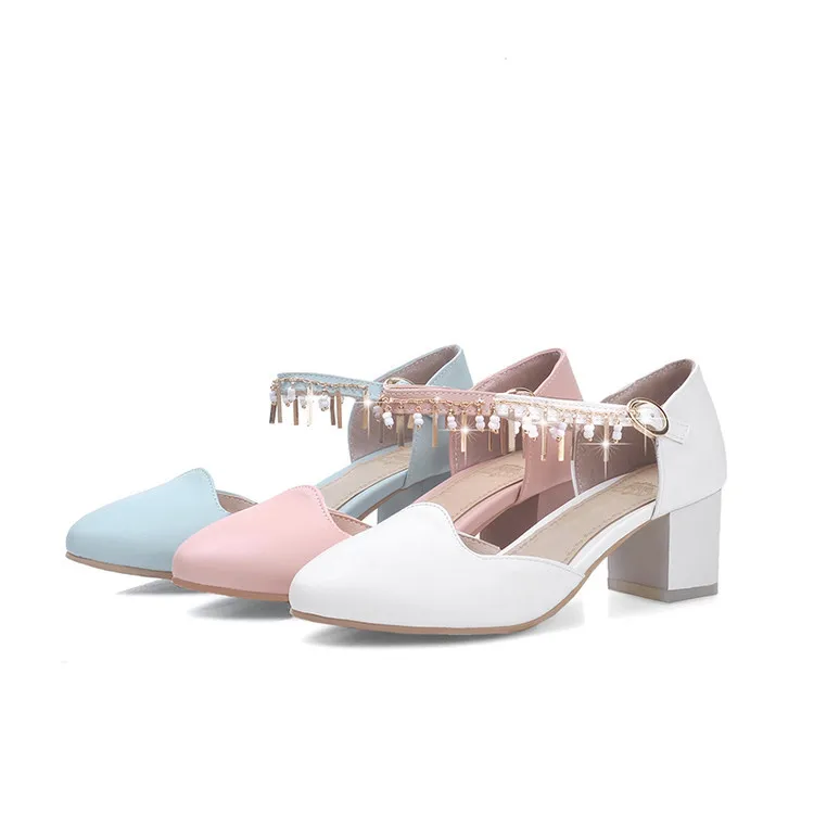 Comfort Shoes for Women Female Sandal Shallow Mouth Block Heels 2021 Summer Med Large Size Buckle Strap Girls Chunky Beige New C
Comfort Shoes for Women Female Sandal Shallow Mouth Block Heels 2021 Summer Med Large Size Buckle Strap Girls Chunky Beige New C