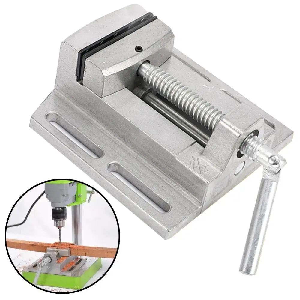 2.5 Inch Drill Press Vise Aluminium Alloy Heavy Duty Vise Clamp Machine for Drill Press Stand Mini Vice Flat Pliers Mini Bench
2.5 Inch Drill Press Vise Aluminium Alloy Heavy Duty Vise Clamp Machine for Drill Press Stand Mini Vice Flat Pliers Mini Bench
