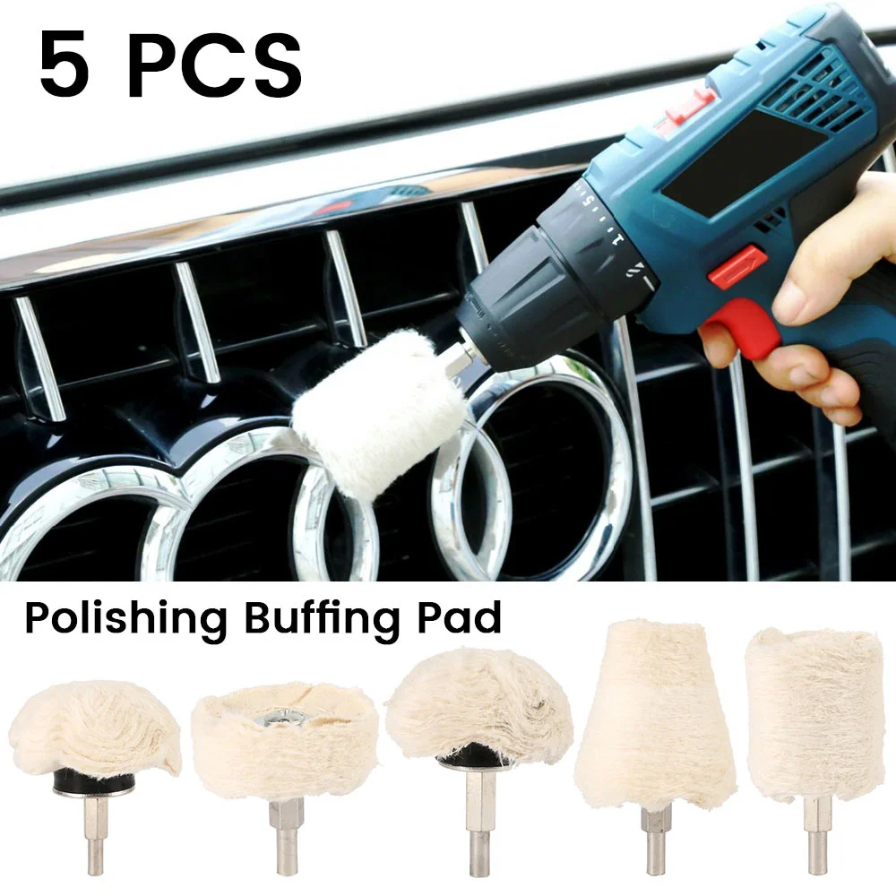 5PCS Car Polishing Cone Buffing cloth wheel Pad Auto Waxing Wool Polishing Disc Hub Beauty Cleaning Tool For Polisher Adapter
5PCS Car Polishing Cone Buffing cloth wheel Pad Auto Waxing Wool Polishing Disc Hub Beauty Cleaning Tool For Polisher Adapter