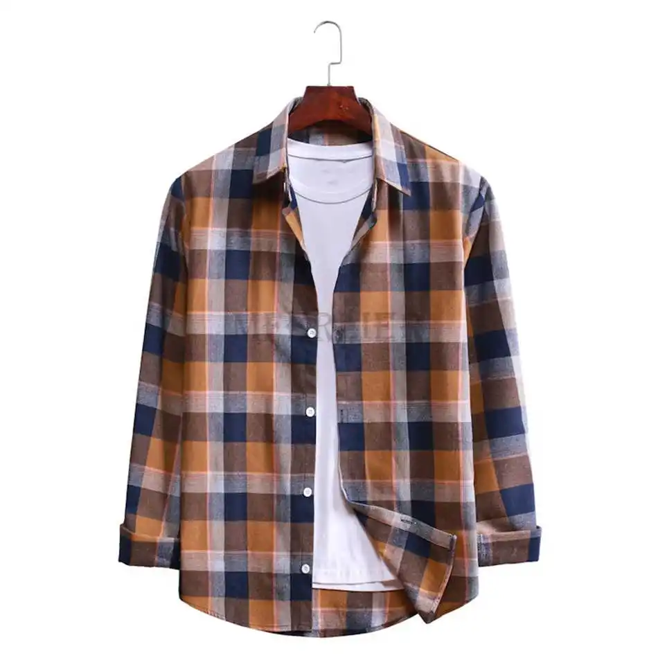 autumn spring men plaid shirt long sleeve plus size 6XL patchwork casual classic shirts korea style turn down collar shirt
autumn spring men plaid shirt long sleeve plus size 6XL patchwork casual classic shirts korea style turn down collar shirt