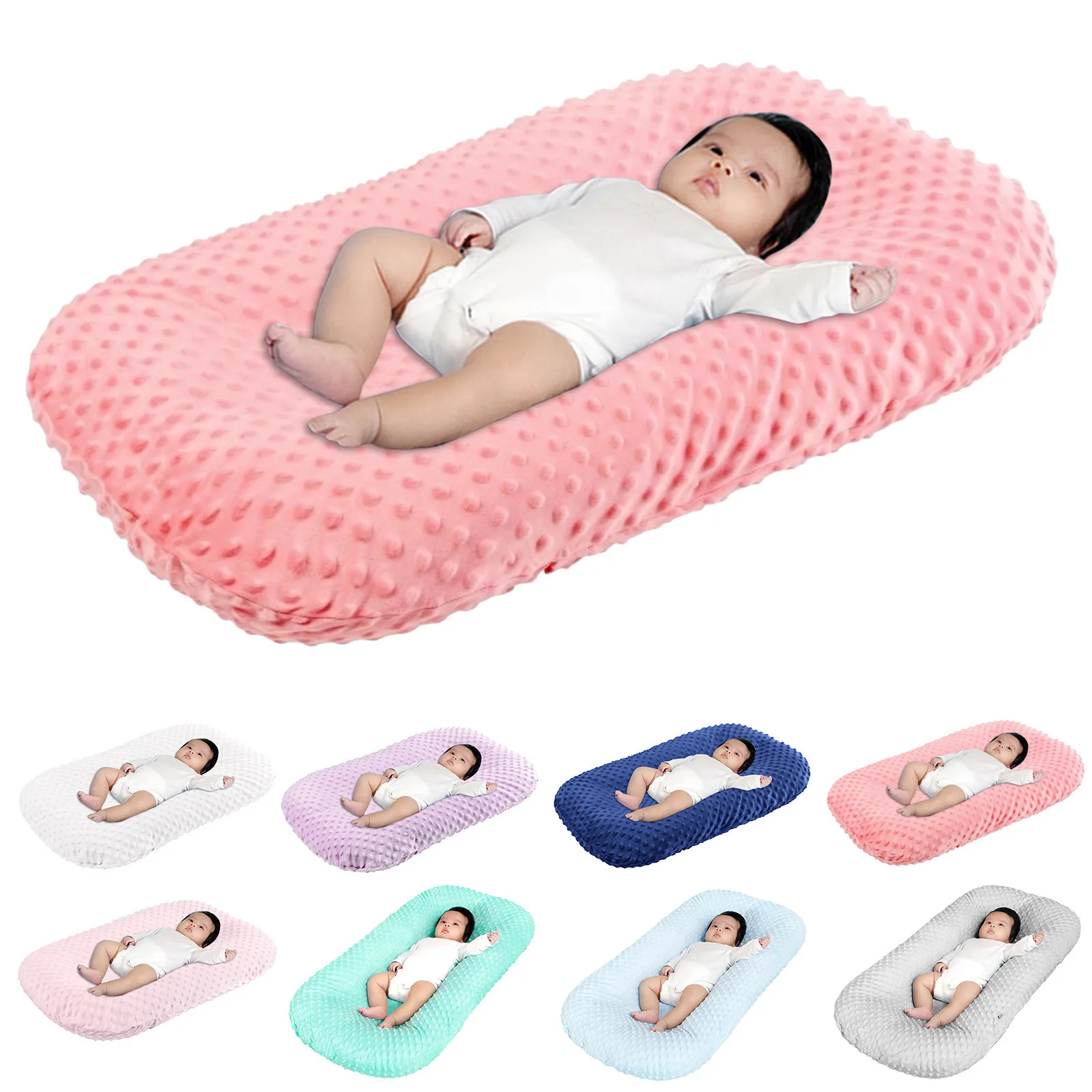 Ultra Soft Minky Dot Baby Nest Cover Newborn Portable Sleeping Bed Protector Slipcover Infant Cradle Bassinet Sheet for Lounger
Ultra Soft Minky Dot Baby Nest Cover Newborn Portable Sleeping Bed Protector Slipcover Infant Cradle Bassinet Sheet for Lounger