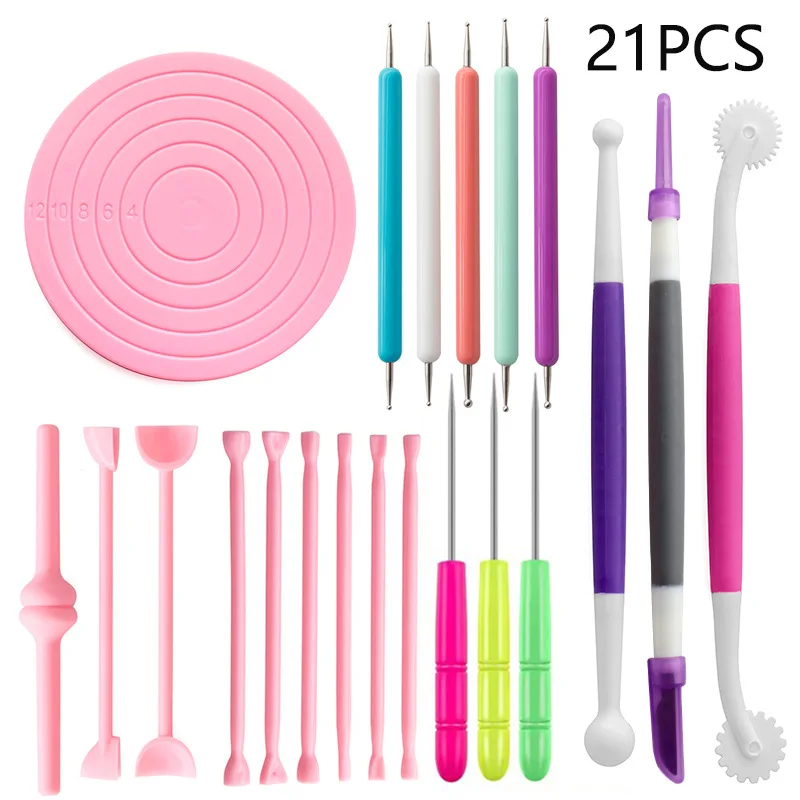 Clay Tool 21 Piece Set Point Drill Pen DIY Carving Knife Thousand Clay Doll Eye Mold Turntable Molds Polymer Clay Tools
Clay Tool 21 Piece Set Point Drill Pen DIY Carving Knife Thousand Clay Doll Eye Mold Turntable Molds Polymer Clay Tools