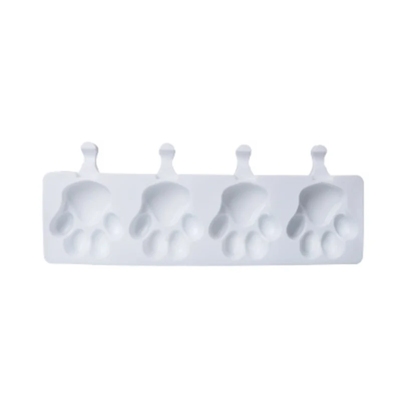 4 Cavity Cute Bear Paw Shape Ice Cream Silicone Mold Fruit Juice Popsicle Mould Chocolate Lolly Dessert Tray Mold with 60 Sticks
4 Cavity Cute Bear Paw Shape Ice Cream Silicone Mold Fruit Juice Popsicle Mould Chocolate Lolly Dessert Tray Mold with 60 Sticks