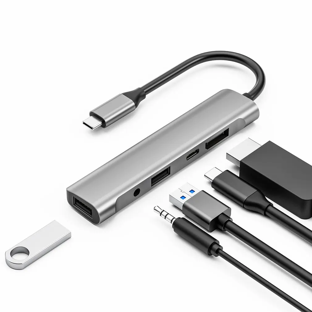 Docking Station 5in1 4K60Hz 3.5mm Audio Microphone Large DP DisplayPort Type-c Portable Docking Station
Docking Station 5in1 4K60Hz 3.5mm Audio Microphone Large DP DisplayPort Type-c Portable Docking Station
