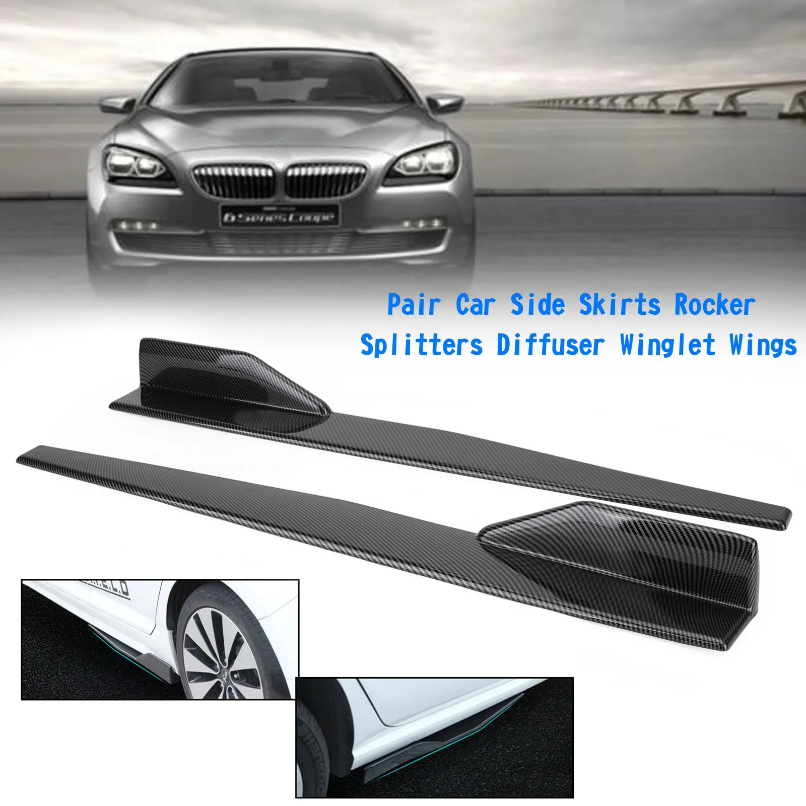 Areyourshop Pair 86cm Car Side Skirts Rocker Splitters Diffuser Winglet Wings For Infiniti For HONDA For Nissan Auto Accessories
Areyourshop Pair 86cm Car Side Skirts Rocker Splitters Diffuser Winglet Wings For Infiniti For HONDA For Nissan Auto Accessories